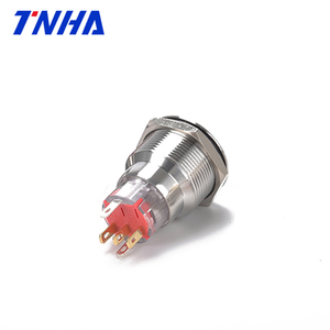 LB22A-P IP65 <span class=keywords><strong>22Mm</strong></span> <span class=keywords><strong>LED</strong></span> Ánh Sáng Kim Loại Phẳng Đẩy Nút Thiết Lập Lại Thép Không Gỉ Điện Nút Tùy Chỉnh Nhựa On-Off chuyển Đổi - Product Image 2