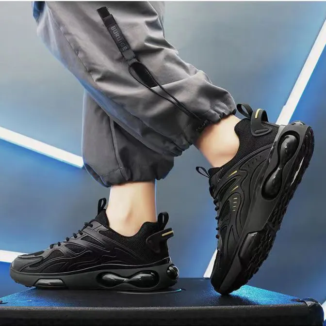 New fashion men air cushion sneaker breathable running sports shoes