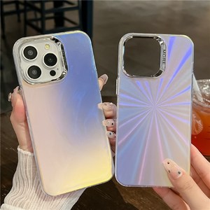 Pour iPhone 16 <span class=keywords><strong>Pro</strong></span> Max étui Silicone PC IMD Laser Texture mat couverture de téléphone - Product Image 1