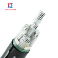 0,6/1kV Aluminiumkern XLPE-isoliertes PVC-ummanteltes Niederspannungs-Stromverteilungskabel (YJLV)