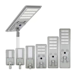 Lámpara Solar LED para Calle con Diseño de Lobo Salvaje, Integrada en Poste, Montable en Pared <span class=keywords><strong>Plana</strong></span>, para Instalación en Carreteras, Directo de Fábrica - Product Image 1
