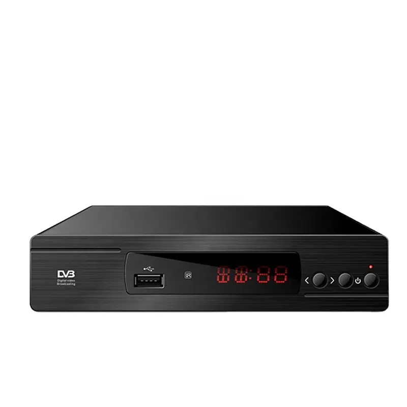 풀 HD CCCAM NEWCAM DVB-S2 셋톱 박스 HEVC FTA 위성 TV 수신기 디코더 dvb s2 tvboxSET 탑 박스 작은 TV 박스