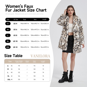New European and American style women's leopard print <b>faux</b> <b>fur</b> coat, winter warm long-sleeved mid-length <b>faux</b> <b>fur</b> <b>cardigan</b> coat - Product Image 3