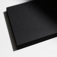 Papier cartonné noir haute opacité 300 g/m² sans fuite de lumière pour boîte cadeau et enveloppe