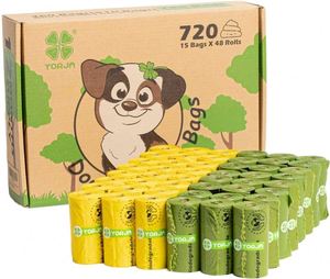 100% <b>Compostable</b> Leak Proof Eco Friendly Dog Poop <b>Bag</b> Biodegradable Pet Waste <b>Bag</b> - Product Image 1
