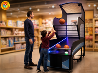 Machine de basket-ball d'arcade à vendre, à monnayeur, Pop-a-Shot, double monnayeur, paiement par carte mobile