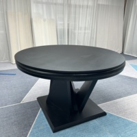 Nouvelle table de poker Texas Hold'em ovale de luxe moderne, surface en feutre, table de jeu de casino en bois pour 10 places, 8 joueurs