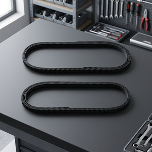 Courroie de distribution en caoutchouc personnalisable XY OEM GT2, longueur 1442 mm, 2 pièces, pour les industries de la construction et de l'agriculture, transmission série X1/P1 - Product Image 2