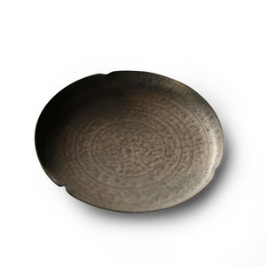 Handmade Stoneware Coaster Round <b>Tea</b> Tray For Kung Fu <b>Tea</b> <b>Set</b> Dehua Ceramic Water Storage Dry Brewing Tray - Product Image 5