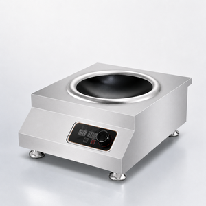 Cocina de Inducción Cóncava Comercial de 5000W, 380V, de Acero Inoxidable, para Restaurante y Cocina - Product Image 1