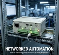 PLC Delta DVP12SE11R, Tipo Slim para Redes con Ethernet Integrado, Salida de Relé 8DI 4DO, 16K Pasos