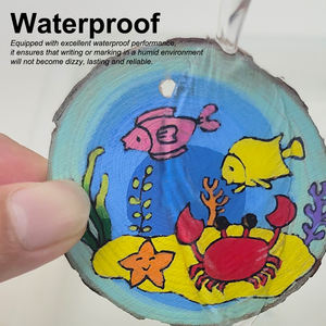 KHY Point Noir Mince <span class=keywords><strong>Tup</strong></span> Brustro Fine Brustri Tip Couverture Complète Ton Peau Acrylique Pinceau Peinture Marqueur Stylo Ensemble - Product Image 5