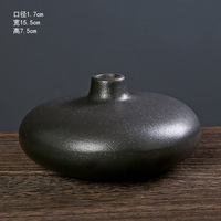 Vase en céramique de poterie brute créative de style japonais pour table à thé et table basse