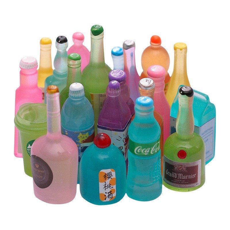 Bouteilles phosphorescentes assorties et combinées
