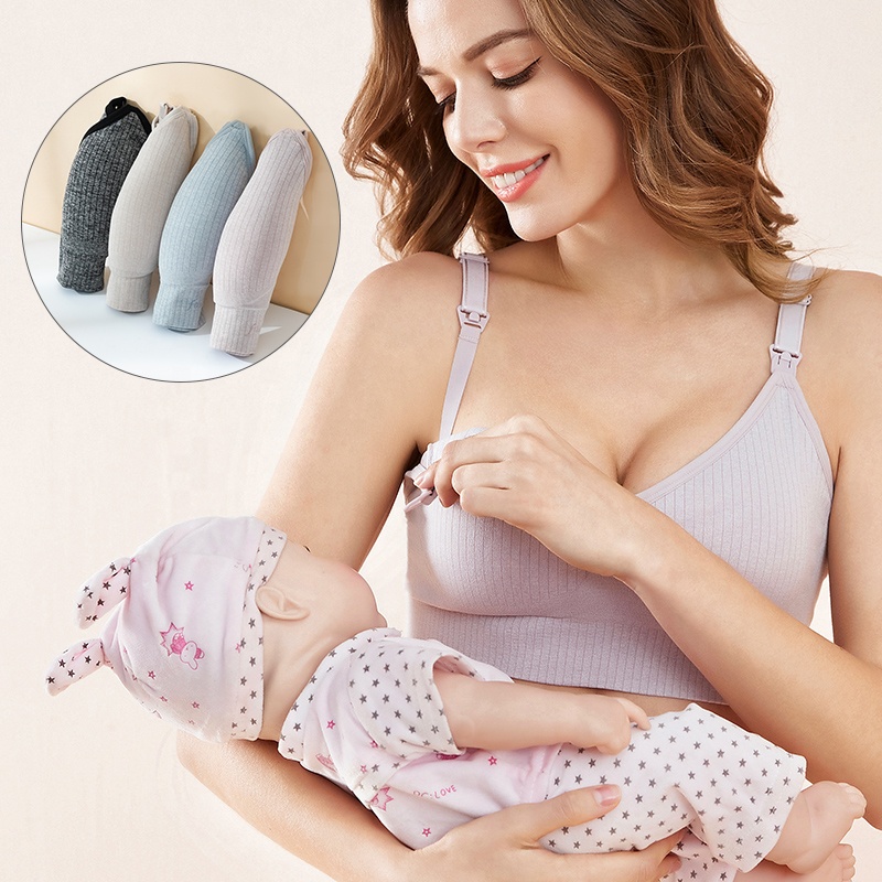 2021 high quality no steel ring bra front button seamless vest bra beautiful back laxes seamless nursing bra