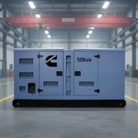 Groupe électrogène diesel silencieux 250kVA 300kVA 400kVA 500kVA avec moteur Cummins en option CE 50 60Hz ATS Hôpital Banque