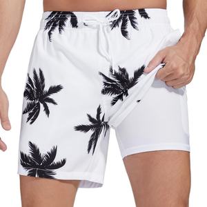Trajes de Baño Personalizados con Estampado Digital para Hombre, con Forro de Compresión 2 en 1, Pantalones Cortos de Playa de Secado Rápido con Bolsillos con Cremallera - Product Image 3
