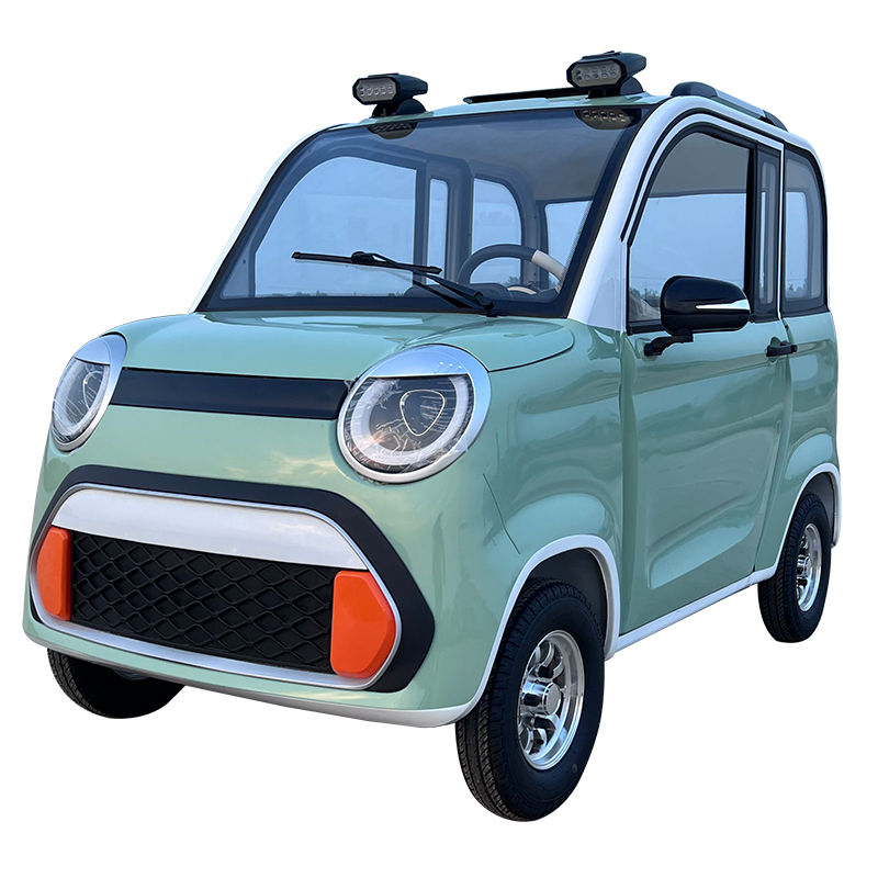 Small car electric affordable four-wheel electric vehicle, 2-door 4-seater electric micro car, pure electric
