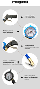 Manómetro Digital Profesional de Precisión para Neumáticos, Pantalla Grande Azul con 4 Unidades de Medición, para SUV, ATV, Motocicleta y Automóvil - Product Image 6