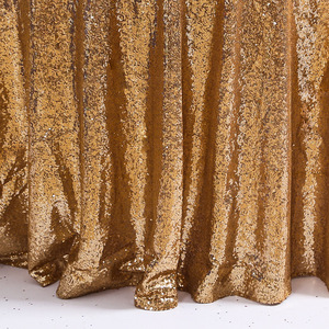 Tissu de couverture de table personnalisé en gros, couvertures de table ronde d'hôtel de broderie de paillettes/ - Product Image 5