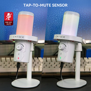 Microphone de jeu USB RGB CMTECK XM560 à condensateur cardioïde, suppression du bruit, micros de gaming, microphones pour PC, vente chaude - Product Image 6