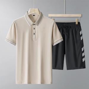 Ensemble de polos pour hommes à séchage rapide, ensembles de sport <span class=keywords><strong>Under</strong></span> Armores, ensemble de 2 pièces, chemises de course pour la salle de sport, ensemble de t-shirts décontractés, vente en gros - Product Image 3