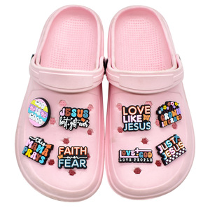 Charmes de chaussures tendance avec expressions anglaises, épingles à lettres esthétiques de la pop culture pour adolescents, accessoires pour sabots, vente en gros - Product Image 2