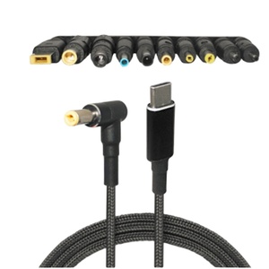Adattatore di Alimentazione DC con Porta Rotonda TYPE-C e Porta Quadrata per Laptop, Adattatore di Ricarica Rapida PD - Product Image 3