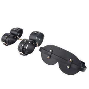 Conjunto <span class=keywords><strong>de</strong></span> Bondage para Parejas, Juguetes Sexuales <span class=keywords><strong>de</strong></span> Esclavitud, Accesorios Eróticos que Incluyen Esposas y Collar, Juegos Fetichistas BDSM para Adultos para Hombres - Product Image 5