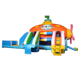 Scivolo d'acqua gonfiabile fondale sottomarino modello con piscina per la vendita - Product Image 5