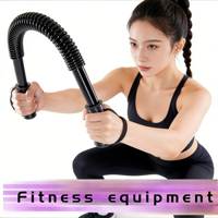 Equipo de Fitness para Exteriores, Barra de Entrenamiento de Fuerza para Brazos, Equipo de Fitness para Uso Doméstico, Tensor de Resorte, Expansor de Pecho para Fortalecer el Agarre