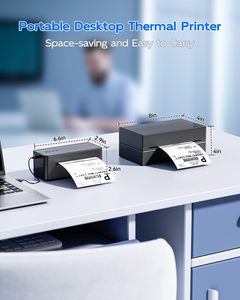 Impresora Térmica de Etiquetas de Envío Phomemo 2410BT de 104 mm, Impresora de Etiquetas de Envío Inalámbrica USB al por Mayor - Product Image 5