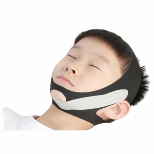 Masque V-Line Exerciseur de mâchoire avec mentonnière Sangle faciale réutilisable Jawline Shaper Wraps Support pour soulever le menton - Product Image 2