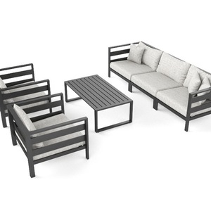 Conjunto <span class=keywords><strong>de</strong></span> Sofá y Comedor para Jardín, Muebles <span class=keywords><strong>de</strong></span> Ratán, Sofá <span class=keywords><strong>Real</strong></span> para Jardín, Conjunto <span class=keywords><strong>de</strong></span> Sofá para Exteriores, Muebles Modernos para Exteriores - Product Image 5