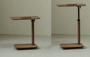 <strong>Black</strong> Walnut Solid Wood Small Coffee <strong>Table</strong> Lifting Rotating <strong>Sofa</strong> Side Bedside <strong>Table</strong> Nordic Modern Simple Living Room Furniture - Product Image 6
