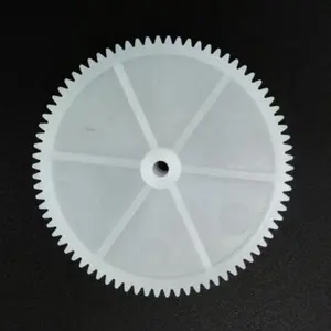 加工定制数控塑料注射零件POM齿轮尼龙正齿圈小型塑料齿轮制造商