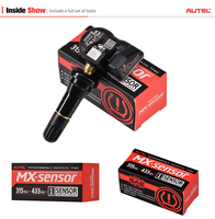 Autel MX SENSOR Capteur TPMS 2in1 universel Capteur MX avec fréquences 433MHz et 315MZ Pince de valve en caoutchouc programmable par Aebi
