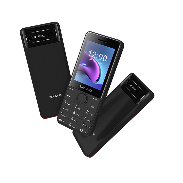 OEM Brand Flat Feature Keypad Phone with 2.8 Inch Screen Big Screen Big Fonts Similar Duoqin bar Telephone