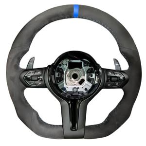 Volante de Coche Personalizado OEM con Costuras en M, Completamente en Gamuza Negra, para <span class=keywords><strong>BMW</strong></span> 2013 2012 2015 F90 328i <span class=keywords><strong>Xdrive</strong></span> 540i X3m F97 F10 535 - Product Image 6