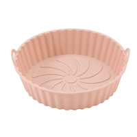 Ensemble d'accessoires pour friteuse à air chaud, pot en silicone rond et carré pliable, doublure en silicone pour friteuse à air Ninja