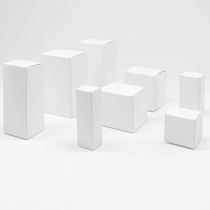 Boîte à pop-corn en carton blanc Concession de cinéma personnalisée - Product Image 1