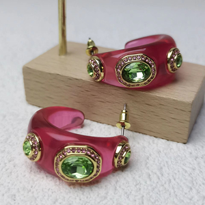 Nuevo Set de Joyería de Plata con Zirconia en Forma de Corazón, Serie 2025, Collar, Pendientes, Pulsera y Anillo, para Mujer, Uso Diario - Product Image 1