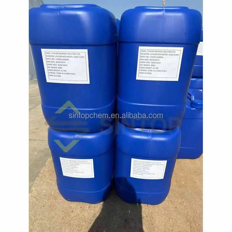 Factory Wholesale Best Price CAS 7550-35-8 Lithium bromide use for absorption chiller 99% powder 50% 55% liquid solution