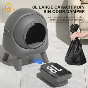 EUR PET Vente directe usine <span class=keywords><strong>Bac</strong></span> <span class=keywords><strong>à</strong></span> litière automatique autonettoyant pour chats, capacité 50L, avec fonction désodorisante - Product Image 3