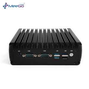 Mini ordinateur industriel Intel N100 sans ventilateur HD Quad DDR4 prend en charge M.2 NVMe disque dur haute vitesse coque en alliage d'aluminium Portable - Product Image 1