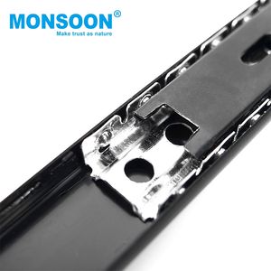 Riel Telescópico <span class=keywords><strong>de</strong></span> Montaje Lateral <span class=keywords><strong>para</strong></span> Herrajes, Guía <span class=keywords><strong>de</strong></span> Deslizamiento <span class=keywords><strong>para</strong></span> <span class=keywords><strong>Cajones</strong></span> con Rodamiento <span class=keywords><strong>de</strong></span> Bolas <span class=keywords><strong>de</strong></span> 17 mm y 3/4 <span class=keywords><strong>para</strong></span> Cocina y Dormitorio <span class=keywords><strong>de</strong></span> Acero - Product Image 4