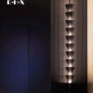 RHX Modern Cone Pendant Light Black LED E27 Switch Control For Bedroom Living Room <b>Decorative</b> <b>Lighting</b> Fixture - Product Image 3