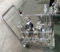Système de filtration mobile sanitaire, boîtier de filtre à sac mobile, filtre à cartouche pour liquides alimentaires, laitiers et pharmaceutiques