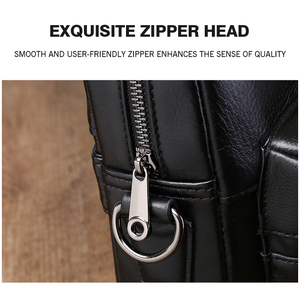 Borsa a Tracolla in Vera <span class=keywords><strong>Pelle</strong></span> per <span class=keywords><strong>Uomo</strong></span>, Valigetta per Affari con Scomparto per Laptop, Borsa da Viaggio di Alta Qualità - Product Image 3