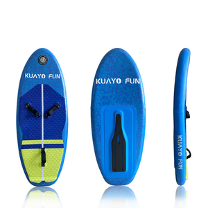 KUAYO 110L-140L Planche de Surf Gonflable Bleue en PVC Carbone pour Foil, Hydrofoil et <span class=keywords><strong>Kitesurf</strong></span>, avec Matériau Antidérapant - Product Image 5